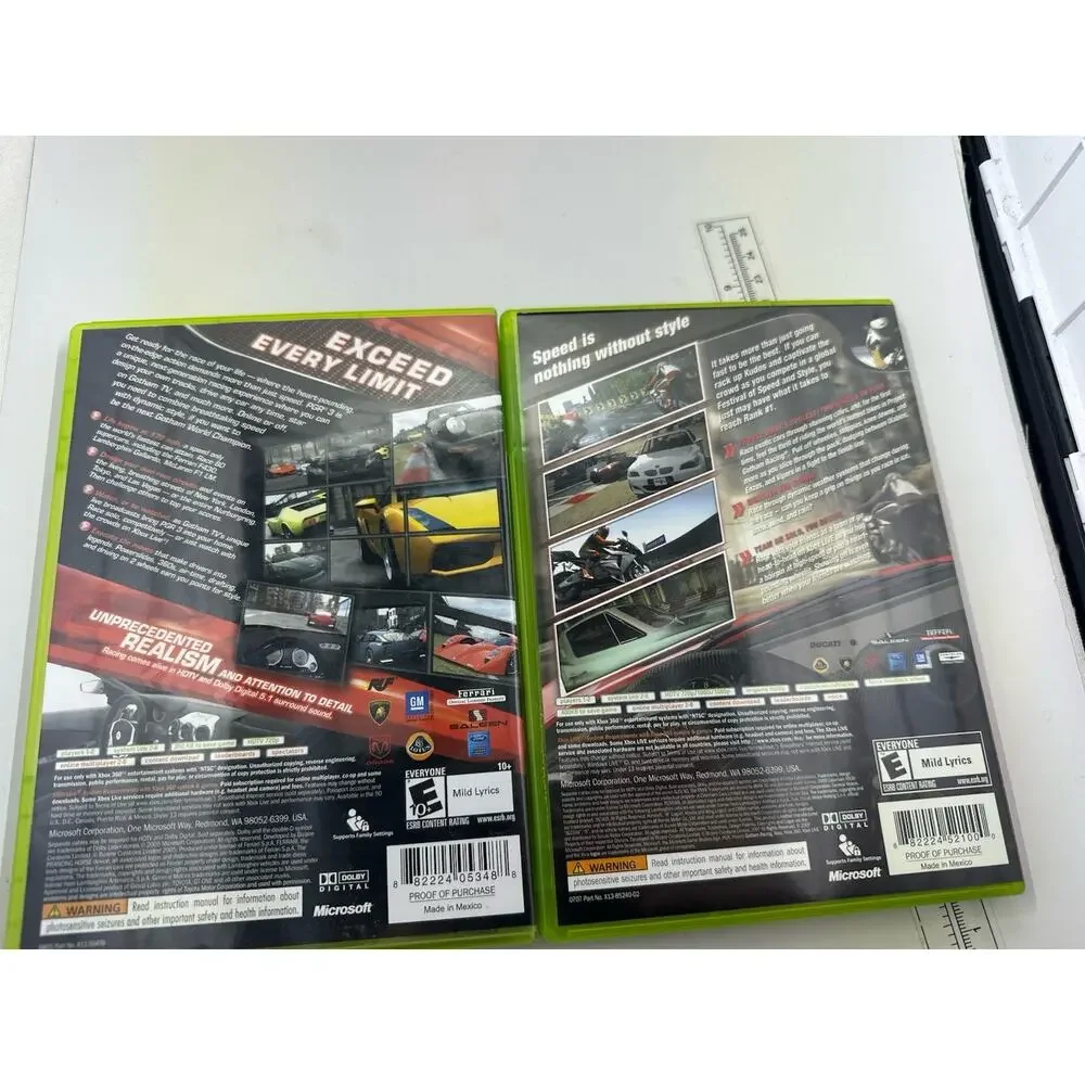 Xbox 360 Racing Lot CIB Complete Project Gotham Racing 3 4 Retro Gaming Vintage